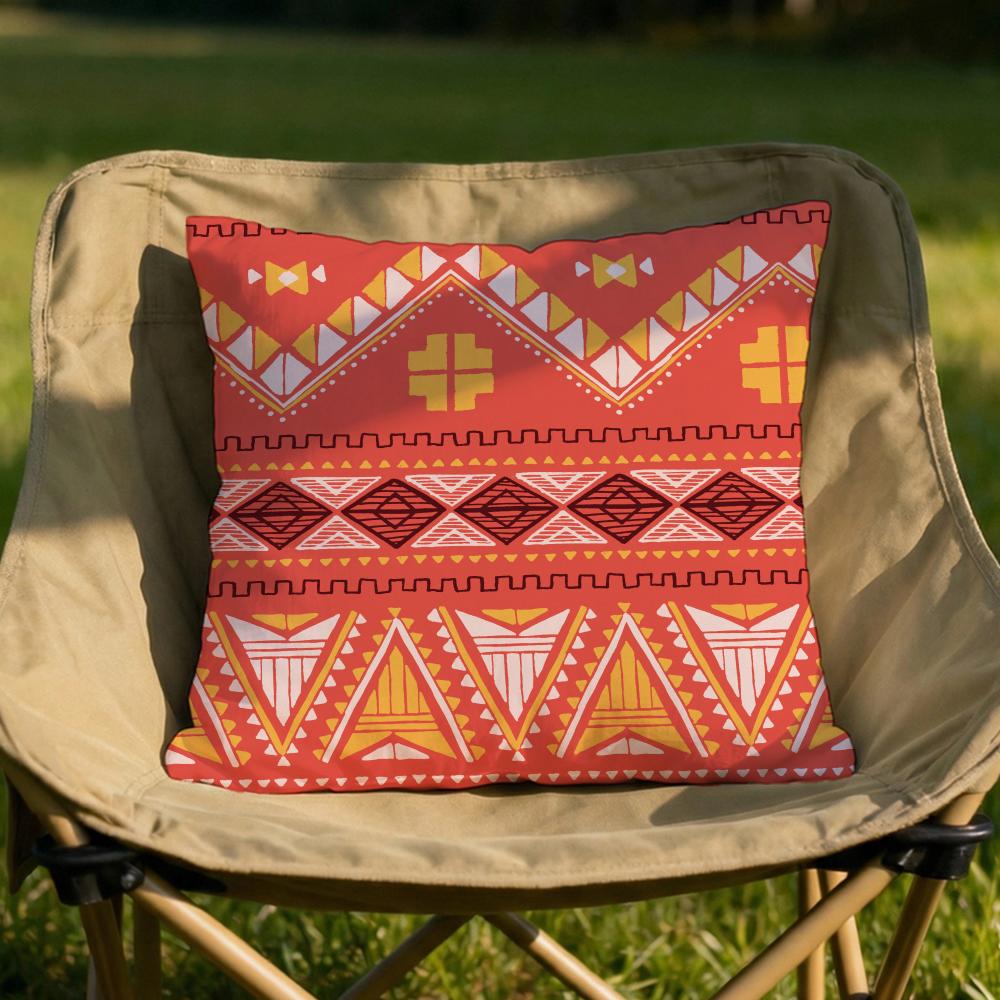 Bohemian Style Cushion Cover Soft Reversible Durable Pillow Cover MultiScene Use for Home Car Daily Comfort