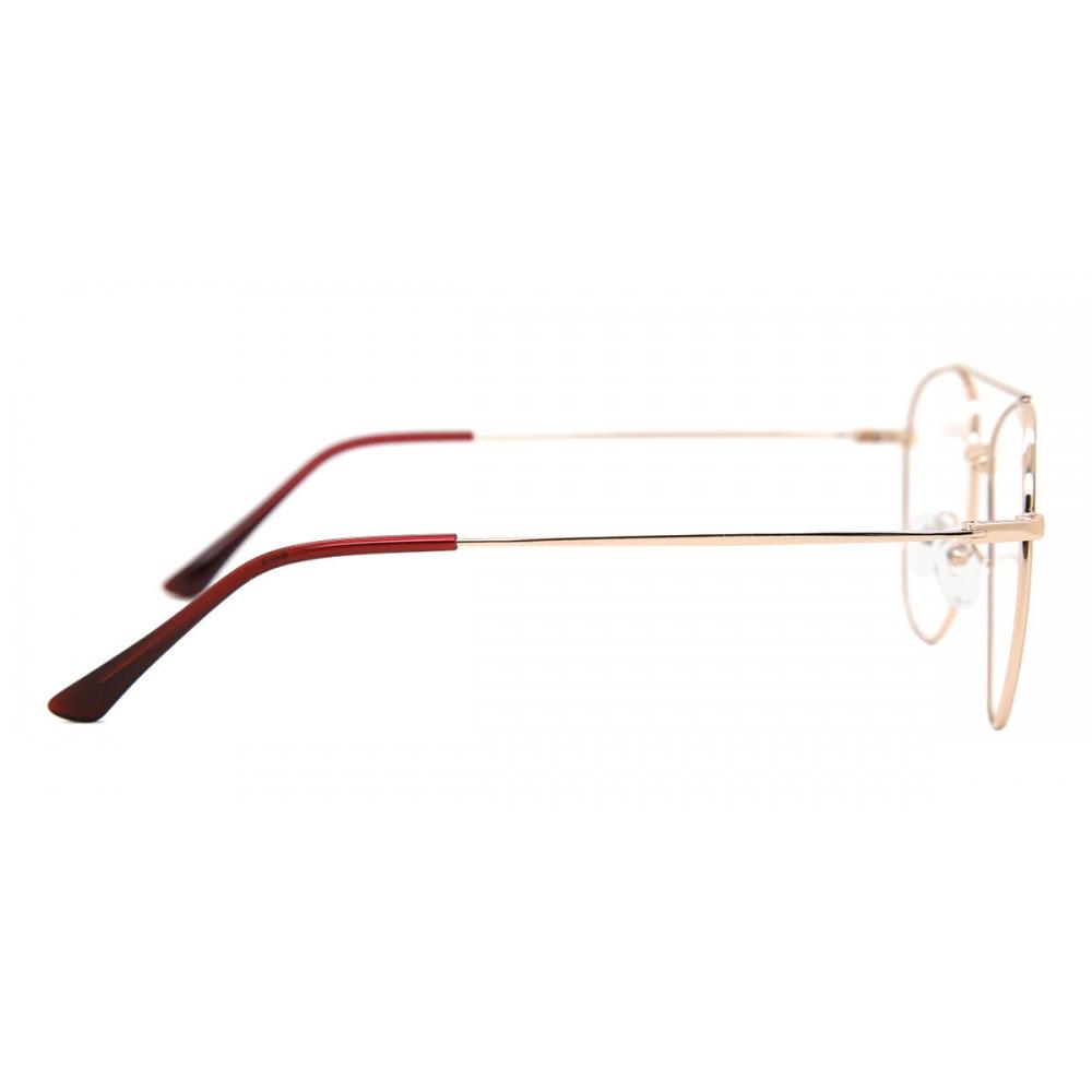 Full Rim Pilot Red Gold Smartbuy Collection Debbie 922c Fashion Unisex Eyeglasses