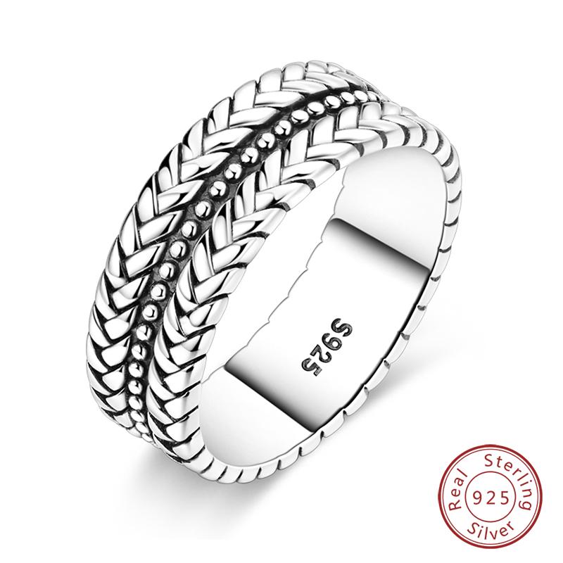 

925 Sterling Silver Heart Shaped Infinite Minimalist Rings Hollow Celtic Knot Rings for Women Elegant Engagement Wedding Jewelry 6