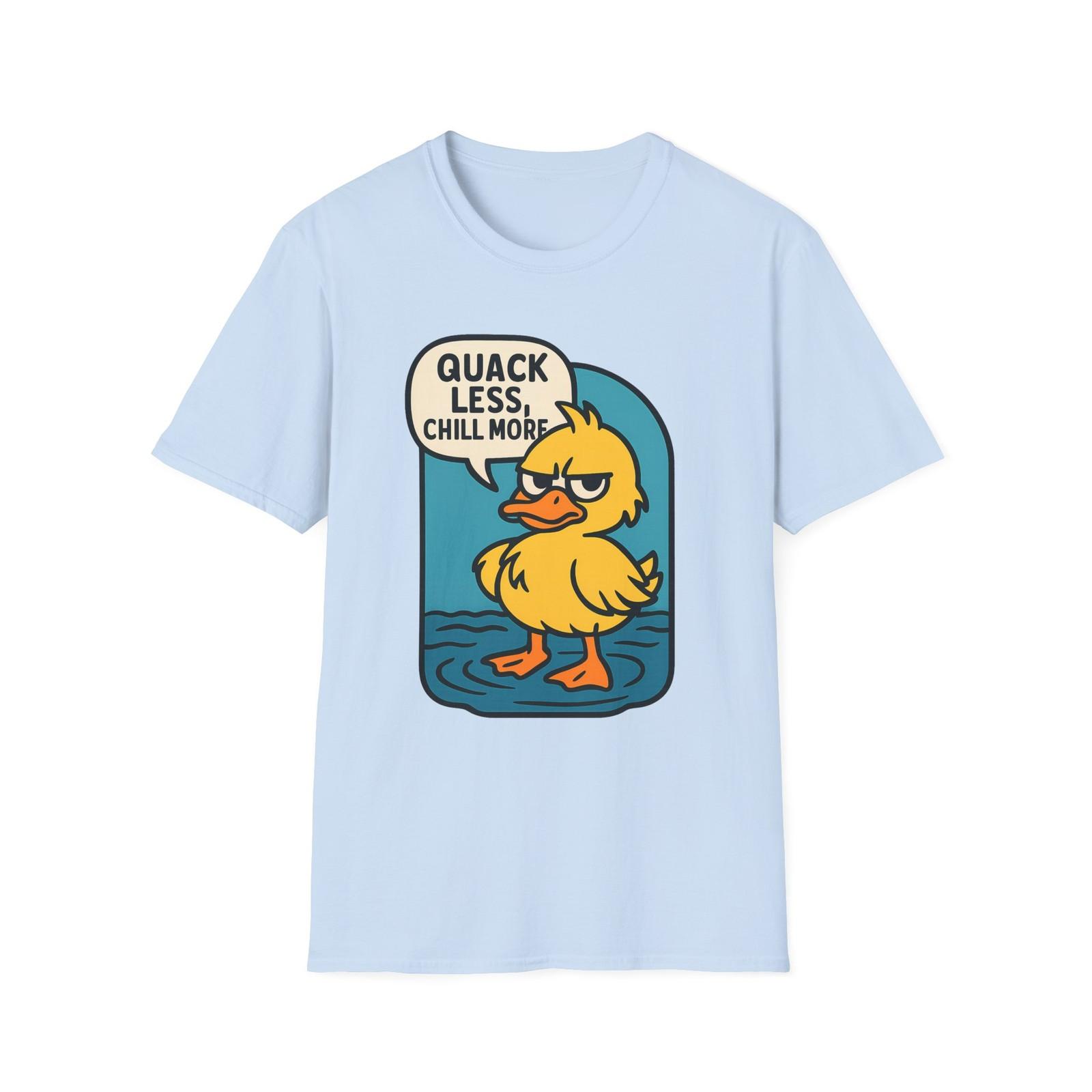 Unisex Softstyle T-Shirt Mens Womens Tees Top Duck Attitude Comic Design Quirky Funny 3XL