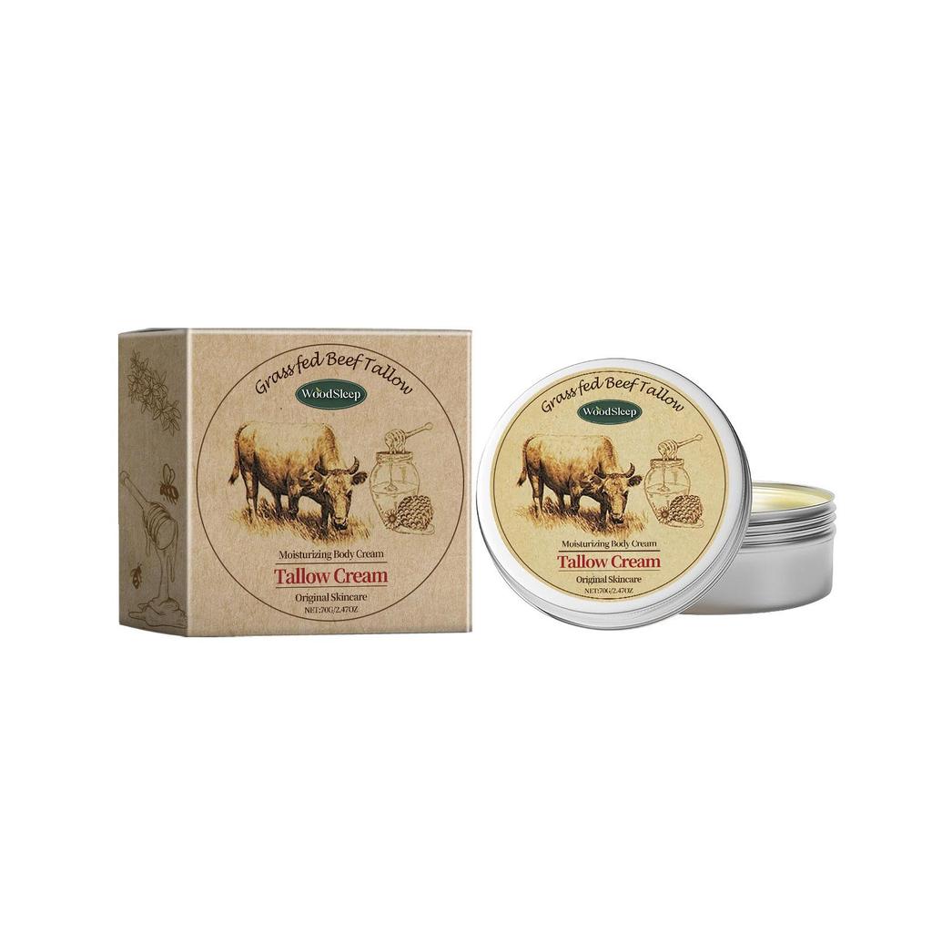 70g Beef Tallow Skin Cream Nourishing Moisturizing Hydration Dry Skin Soft Body Skin Moisturizer