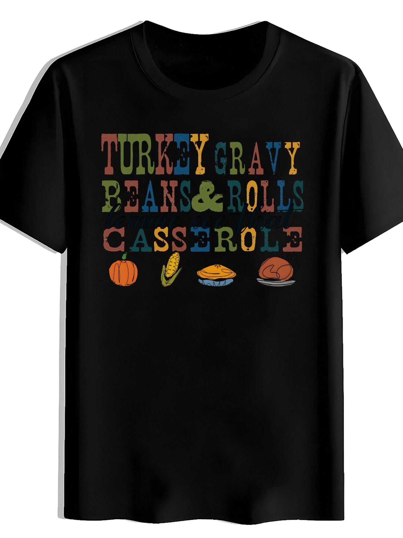 T-shirt Thanksgiving with Turkey Gravy XL