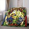 1Pc Glass Legend Adventure Flannel Blanket, Soft And Comfortable, Casual Warm, Camping Travel, Christmas, Halloween Xmas Gift L1268