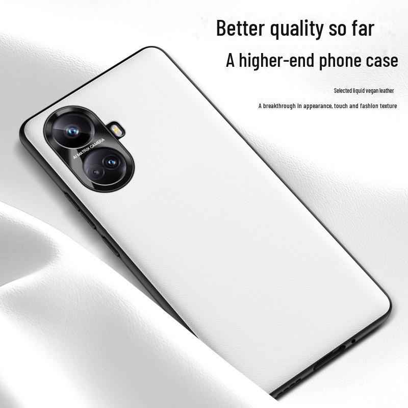 Realme 10 Pro+ Liquid Leather Anti-Fall Protective Cover - Anti-Fouling, One-by-One Shipping