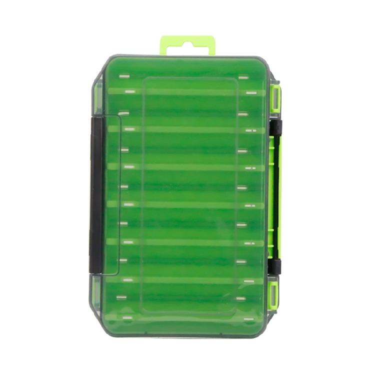 Two Sided Waterproof Fishing Box Transparent Practical Compartments Travel Storage Solution For Hook Lures And Tools