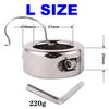 Testicle Clamp Heavy Duty Chastity Cock Ring Sex Toys Male Penis Ring Stretcher Scrotum Stimulation Lock Training Device Metal