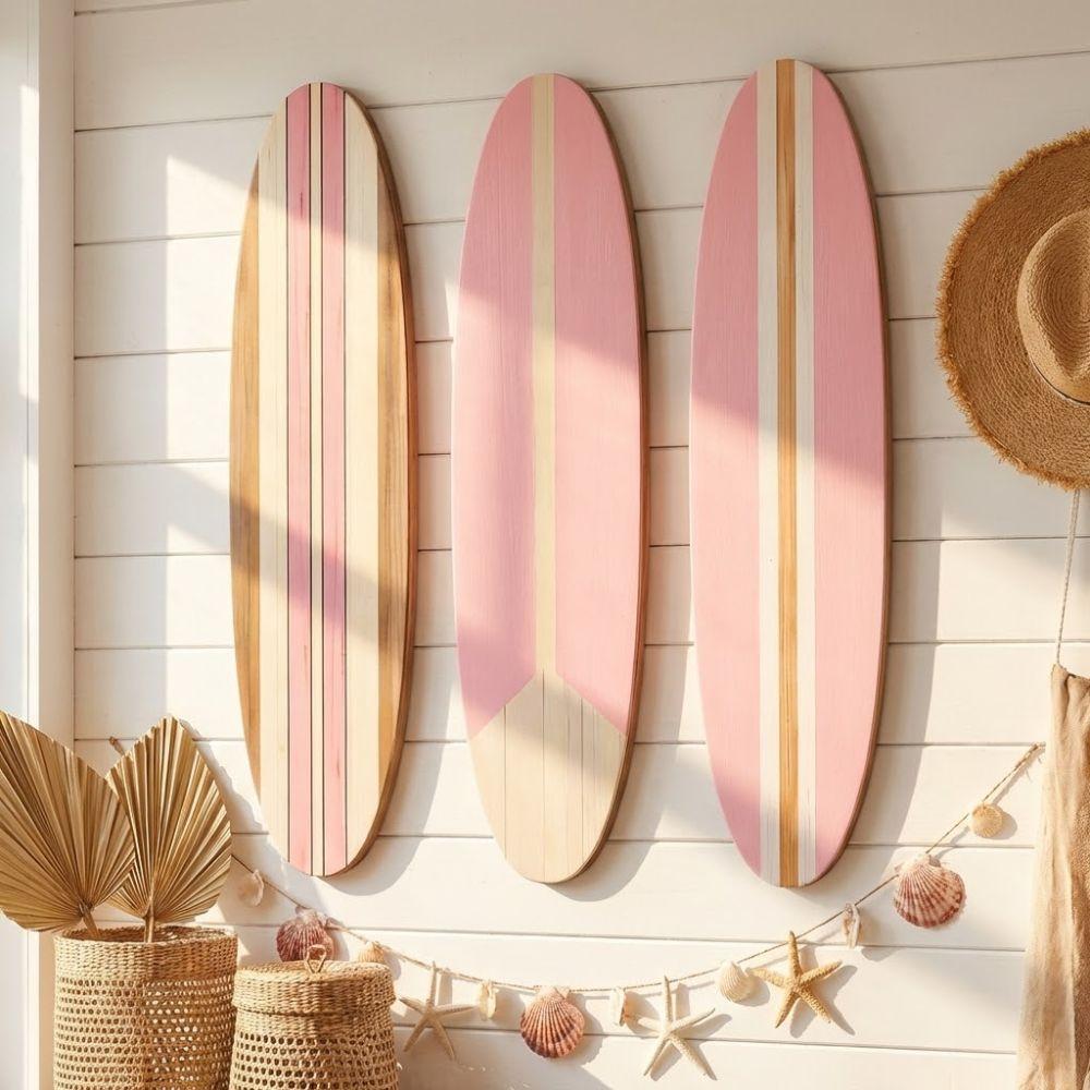 3 Stück Meeres-Surfbrett Wandbehang Sommer-Thema Meeres-Surfbrett Dekoration Festival Dekoration