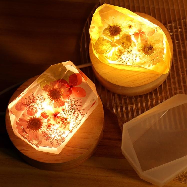 Facettenreicher Edelstein Kristall Harzform Silikon Kerzenherstellung Form Seifenform