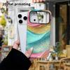 Phone Case: 2D Flat Design Suitable for iPhone 18 17 16 15 14 13 Pro Film Protective Case, Couple Style, Satin Glitter, Christmas and Halloween Gift