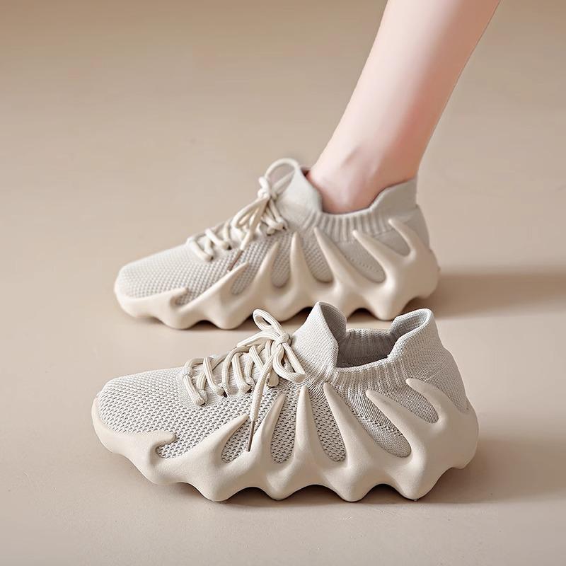 Putian kokosové boty 450 pánské boty léto prodyšné vulkanická chobotnice pár létající síťované boty dámské sportovní ponožkové boty