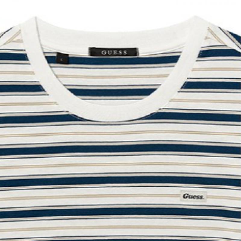 Guess Unisex STripe ShorT Sleeve T shirT Mq2k9430