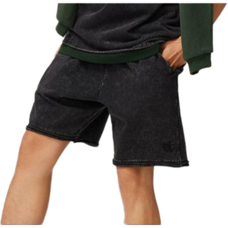 Li Ning Sports Lifestyle Serie Locker Gestrickte Bequeme Lässige Shorts Herrenshorts Schwarz AKSU311-1