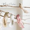 1 Pair Glitter Christmas Birds Ornament Realistic Christmas Tree Decoration  Home Xmas Decor