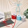 1 Roll 27yd/25m RIC Rac Trim Ribbon Wave Sewing Bending Fringe Trim 5mm/0.2 inch for Sewing Flower Making Wedding Party Lace Rib