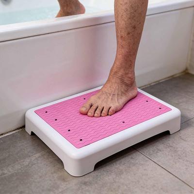 Σκαμπό Αντιολισθητικό Μπάνιο Υπνοδωμάτιο Πλατφόρμα Βοήθειας Σκάλας Ανυψωμένο για Κρεβάτι Ηλικιωμένους