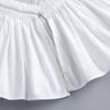 White Detachable Ruffle Collar Accessory Stand Collar Overlay for Portrait Styling, Costume Wear, Layered Outfits