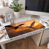 1Pc Dragon Flight Sunset Gaming Mouse Pad Keyboard Desk Mat Non-slip Rubber Lock Edge Waterproof Computer Mousepad for Office Home Decor S1461