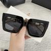 Fashionable Fashion Oversized Sunglasses Woman  Designer Vintage Square Sun Glasses Female Big Frames Shades Uv400 Oculos De Sol