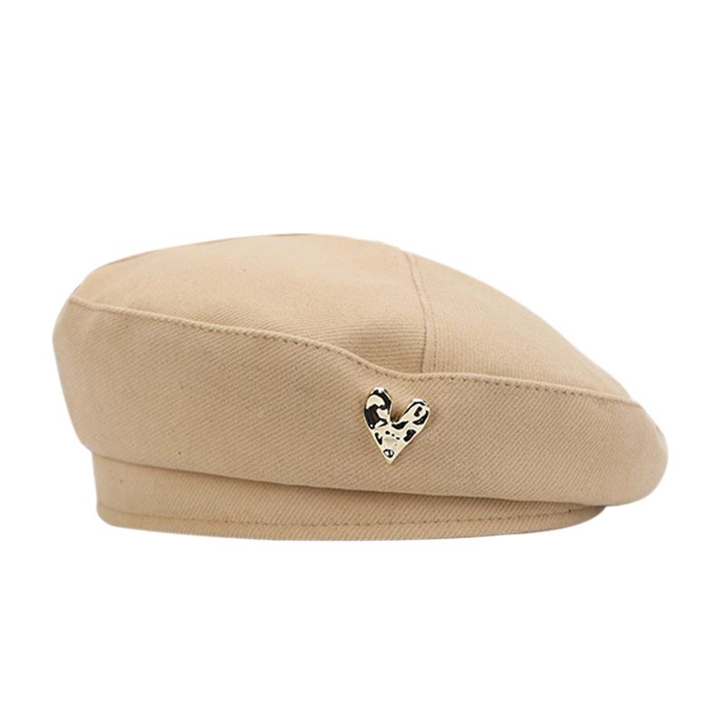 

Женская однотонная элегантная берета в британском стиле, ретро темпераментная осень/весна, шляпа художника, уличная повседневная универсальная кепка