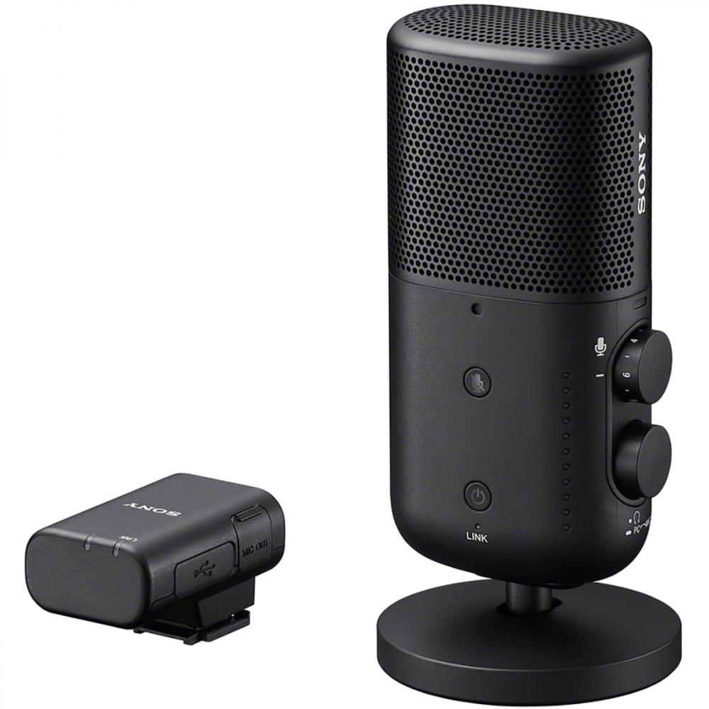 Sony ECM-S1 Camera Microphone, Wireless Streaming Microphone, IndoorOutdoor Vlog, Live Streaming, Interview with Video, Audio Recording, Podcast, Pop