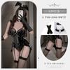 Xianyi Sexy Lingerie Sexy One-piece Patent Leather Bunny COS Uniform Halloween Little Devil Play Set 639