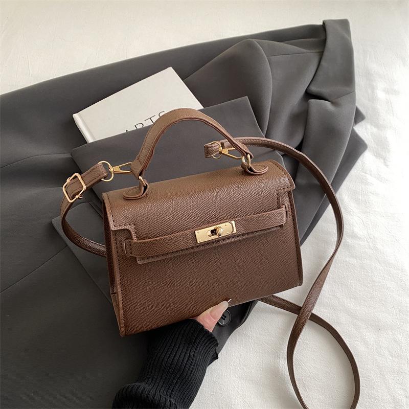 Damen Mode Kleine Quadratische Handtasche Tragbar Einzelne Schulter Crossbody Tasche