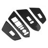 4Pcs Car Interior Window Switch Panel Cover Trim Carbon Fiber Fit for Honda CRV 2016 2019