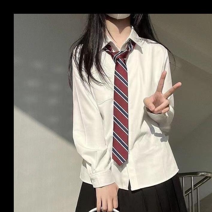 Japanese JK School-Style V-Neck Cardigan - Autumn/Winter Loose Knit Sweater for Women