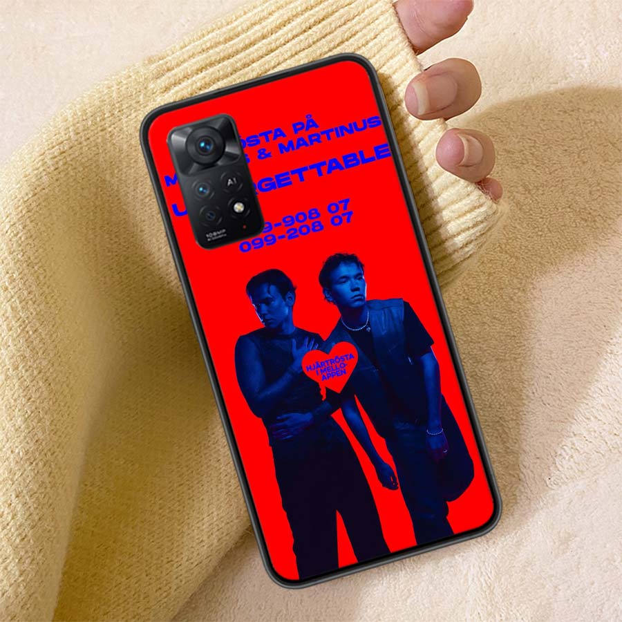 

Marcus And Martinus Music Phone Case For Redmi Note 13 14 15 Pro Plus 12 13C 12C 15C 9 10 10C 9T 9C 9A TPU Soft Cover Clear Cell Redmi Note 13 Pro 5G
