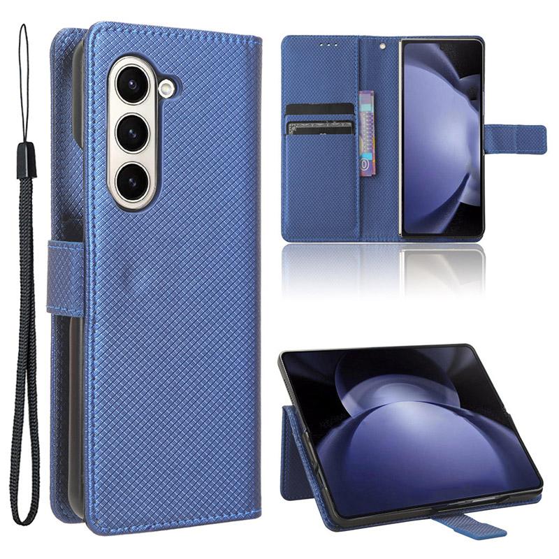 For Samsung Galaxy Z Fold6 5G Case PU Leather+PC Phone Cover with Wallet