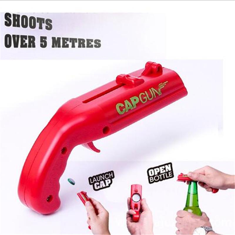 Buy 2019 Funny Beer Bottle Opener Firing Cap Gun Bottle Opener Cap