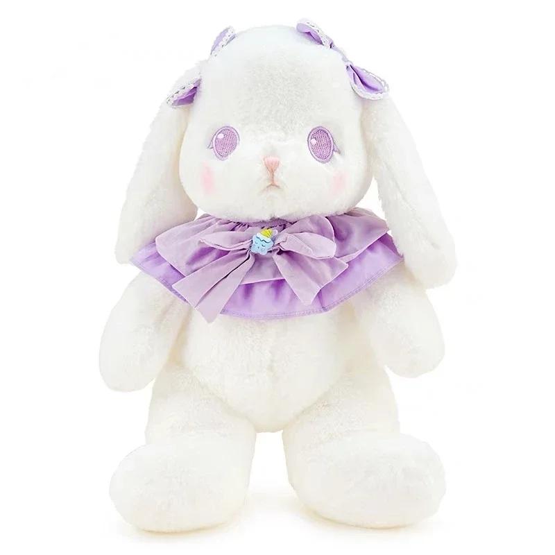 Kawaii Japan Lolita Bunny Bear Doll Kids Soft Plush Rabbit Stuffed Animals Hug Cuddly Throw Pillow Children Girl Birthday Gift