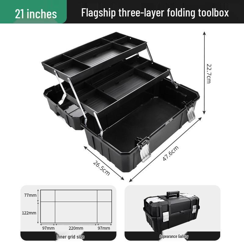 Green Forest King Kong Portable Electrician's Toolbox & Hardware Storage Box