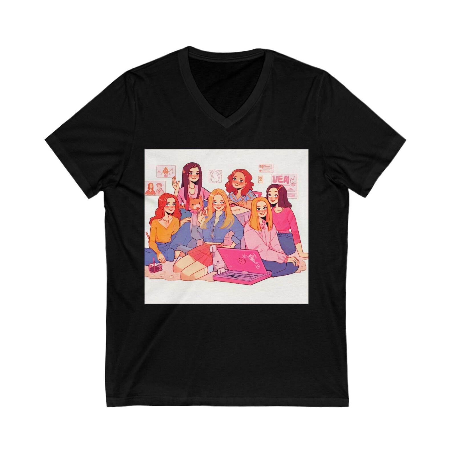 Girly Study Party V-Neck Tee 120