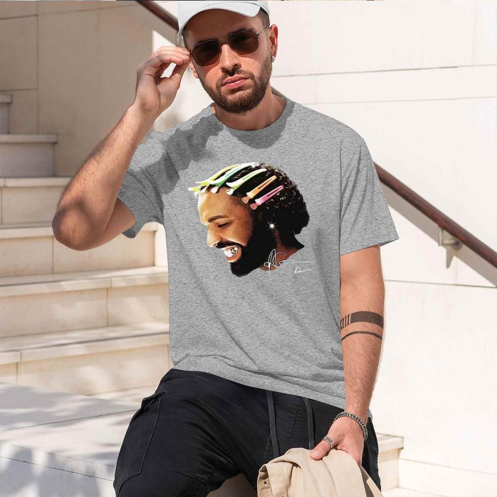 2026 New Model Rapper Drake For All The Dogs Pattern Tshirts Hip Hop Fashion Tshirt Casual Tshirt Street Clothingcomfortabl