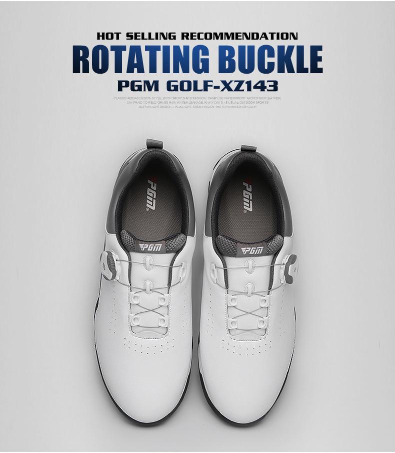 PGM Men's Spikeless Waterproof Golf Shoes - Anti-Slip & Breathable for Summer