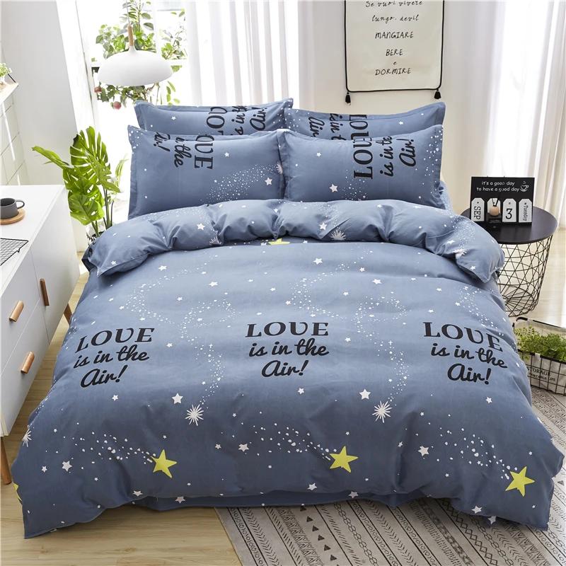 Comforter Girls Pink Flowers Colorful Spring Floral Bedding Set Reversible Print Polyester Comforter Girly