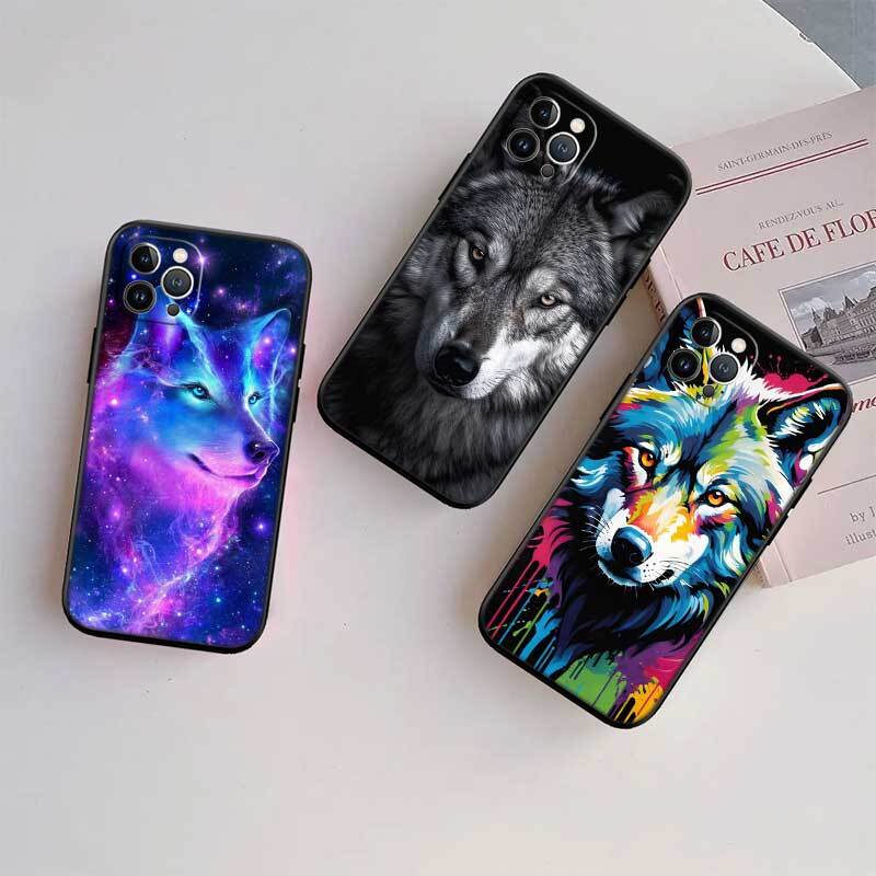 Animal Wolf Phone Case for Redmi Note 12 12S 12C 13 13C 13R 14 14S 14R 14C 11A 13X A3 A3X A4 A5 Pro Max Plus