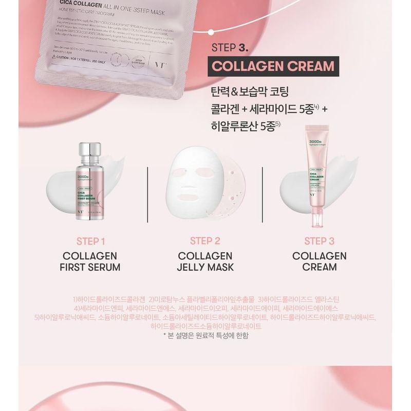 VT - Cica Collagen All In One 3step Mask