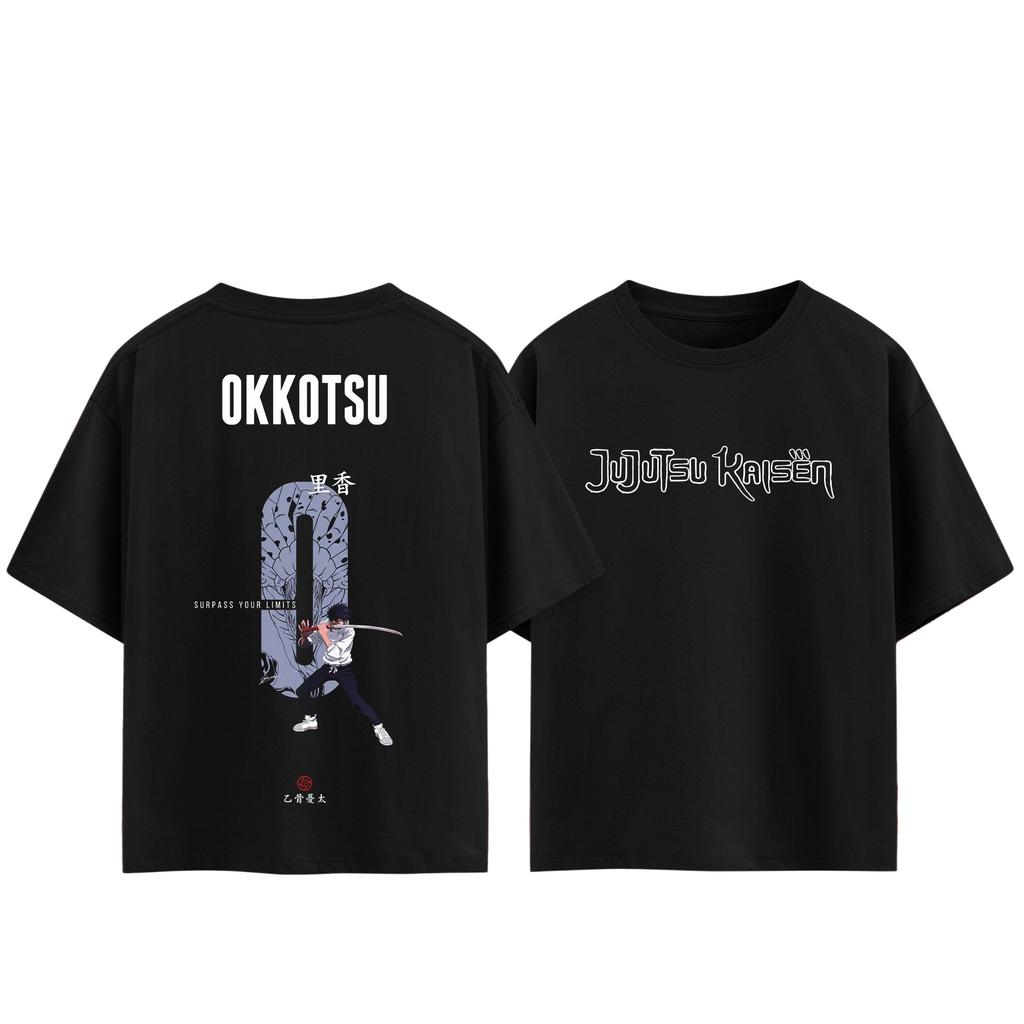 Jujutsu Kaisen Okkotsu Yuta T-shirt Men and Women Summer Cotton Y2K Clothing Fashion Anime Fans Short Sleeve Tops Streetwear