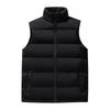 2026 Autumn and Winter New Vest Men and Women with the Same Cotton Plug Warm Cotton Vest Stand-up Collar Jacket Youth Plug Cotton Vest High