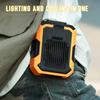 2025 New Hanging Waist Fan Portable Outdoor Clip Waist Cooli2ng Fan Summer Cooling Magic Device for Outdoor Works Hiking Camping