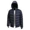 European Size Padded Coat Men's Winter New Solid Color Loose Hooded Padded Jacket Casual Padded Jacket Men's Coat