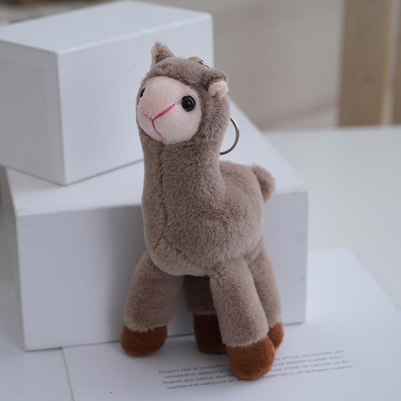 Cute Plush Alpaca Stuffed Toy With  Pp Cotton Material Soft Comfortable And
