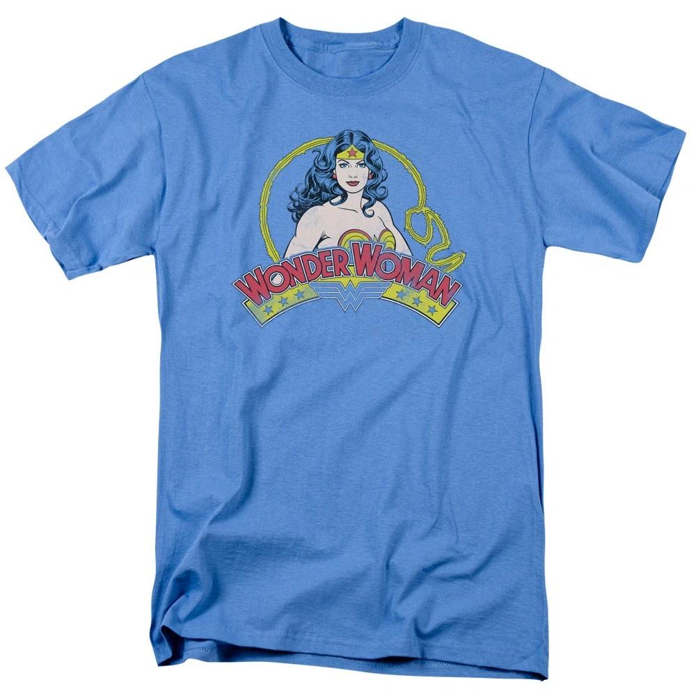 DC Comics - Wonder Woman - Vintage Woman - Unisex Children s T-shirt - Blue 100