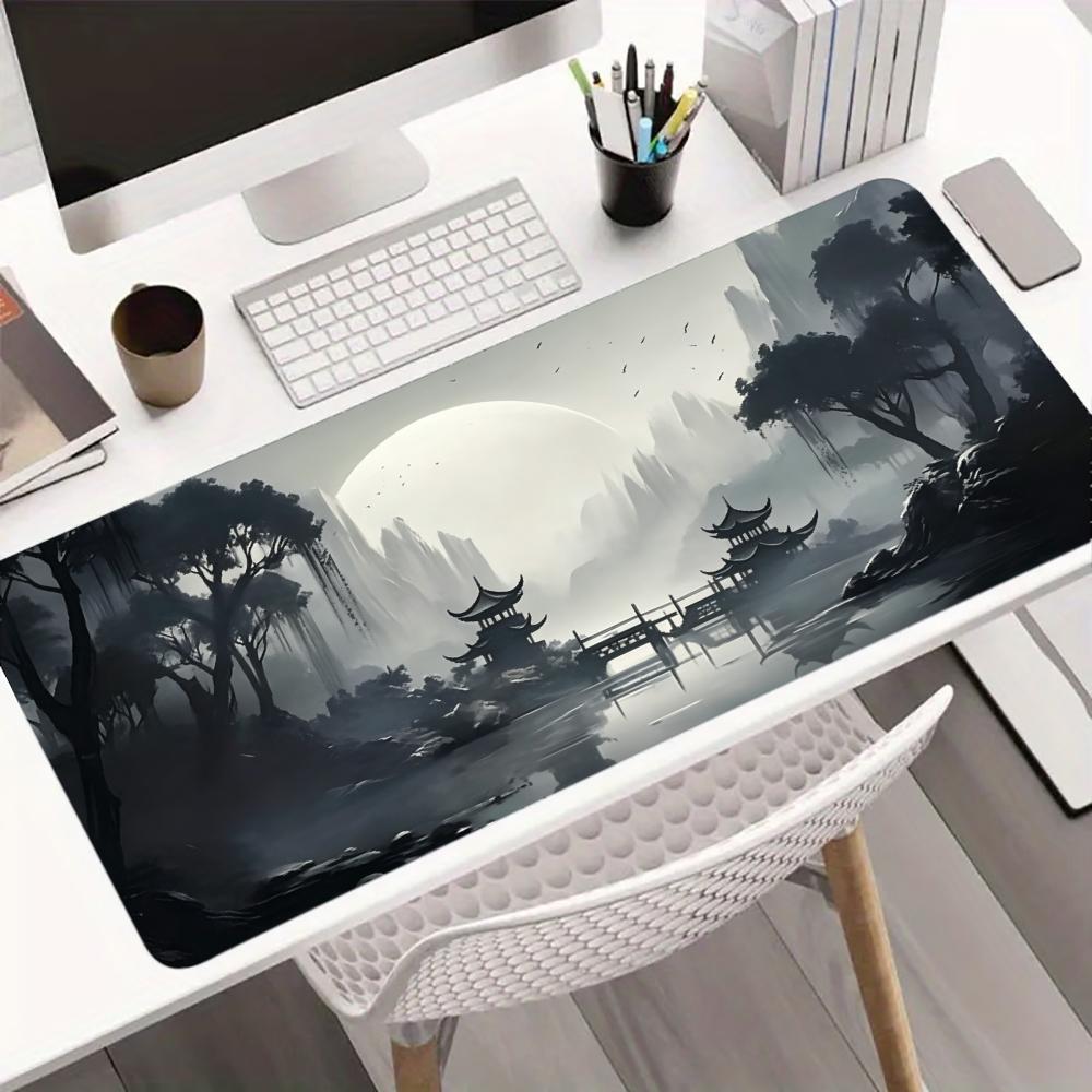Landscape Painting MousePad Mouse Pad Large Computer Office Table Mats XXL Anti-slip HD Gaming Keyboard Mousepads Long Desk Mat
