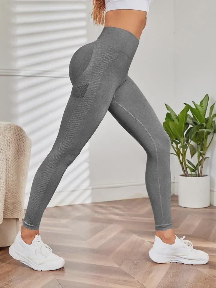 Peach Lift Yogahose mit hoher Taille für Damen – schnelltrocknend, nahtlos, enge Passform
