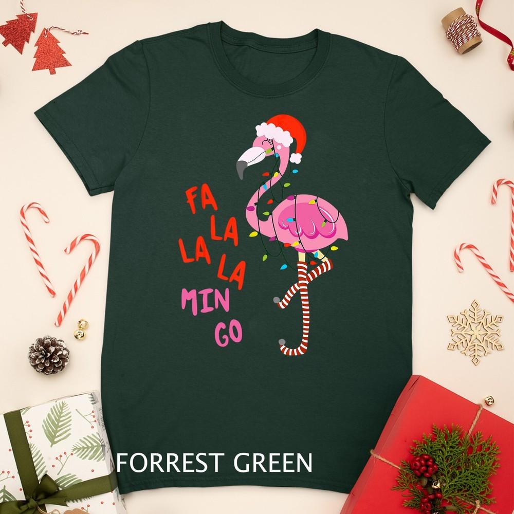 

Fa La La La mingo Flamingo for Christmas Xmas Gift T-Shirt Unisex T-shirt M