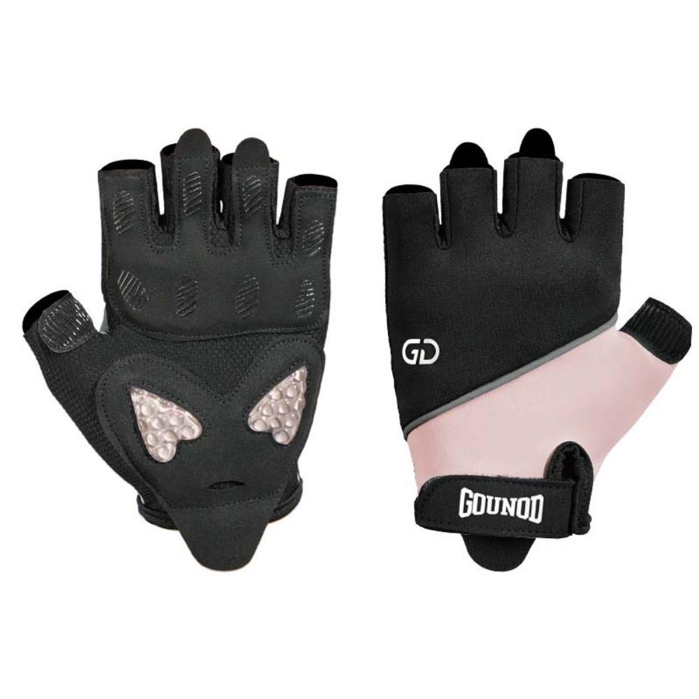 1 Pair Breathable Cycling Gloves Silicone Half Finger Mittens Fitness Gloves  Bodybuilding