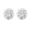 2PCS/Set Metal Flower Rhinestone Buttons Shirt Sewn Buttons DIY Accessories Decorative Handmade Sewing Accessories